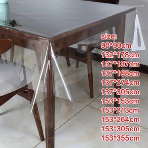 Tableau de table 90-355 cm PVC RECTANGE IMPÉRISE RECTANGE COUVERTURE COUVERTURE Huile Convient Cuisine Convient Catering Protector Necsor