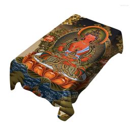 Tableau de table Amitayus Bouddha Lotus Bodhisattva Western Bouddhist Art Religied Croyce by Ho Me Lili Nate
