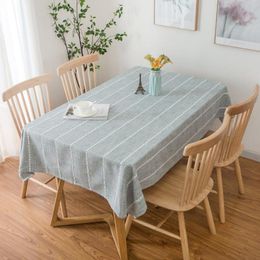 Tafelkleed Artistic Simple Ins Style Coffee TableCleoth Country Idyllisch rooster Gestreepte dekking Huishoudelijk Huishoudelijk Dustbestendig