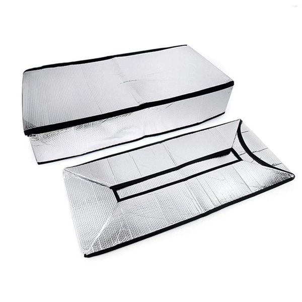 Tableau de grenier d'escalier de grenier Couverture argentée en aluminium double face poussière de papier d'aluminium Premium Haute efficacité