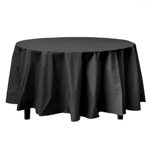 Tafelkast zwart wegwerp peva decoratief vast plastic tafelkleed 1 pcc