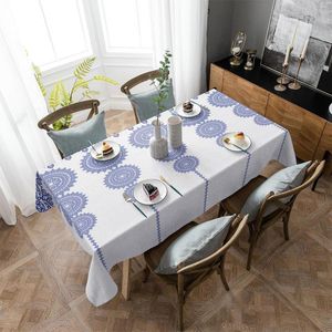 Tafelkleed Boheemse Stijl Mandala Patroon Waterdicht Woondecoratie Tafelkleed Feest Keuken Diner Cover