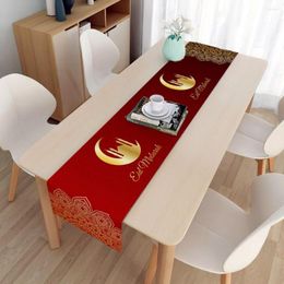 Tafelstoffen Kast Moon Festival Mubarak Decor Holiday Party Dust Dof Table Cloth Ramadan