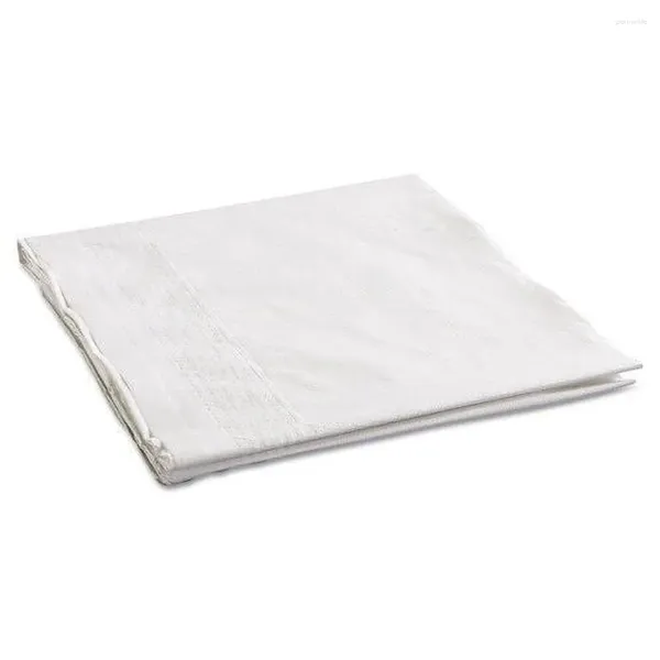 Tableau de table de tissu blanc de tissu blanc / poly