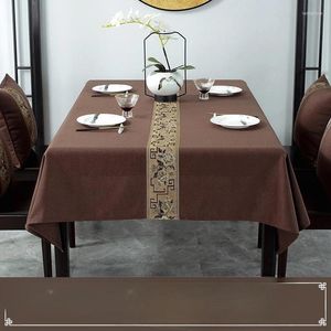 Tableau de table chinois Chine Classic Linet Rectangulaire Room Room Natecloth Huile - et Café à la maison sans rinçage à l'épreuve de l'eau