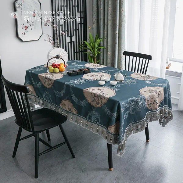 Tableau de table chinois nappe ovale pivottes