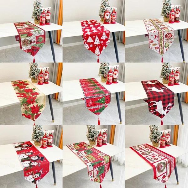 Table en tissu décorations de Noël Explosion Explosion Coton Doylies Vente de tapis