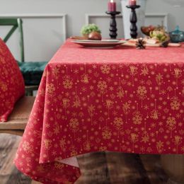 Nappe De Noël Nappe Verte Rouge Floral Japonais Imprimer Style Nordique Ménage Étanche Absorbant L'huile Couverture De Pique-Nique