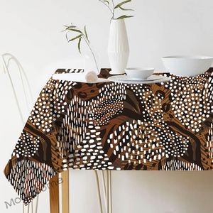 Nappe colorée imprimé Animal africain léopard zèbre tigre Texture décor à la maison mur Art tapisserie imperméable lin couverture de bureau