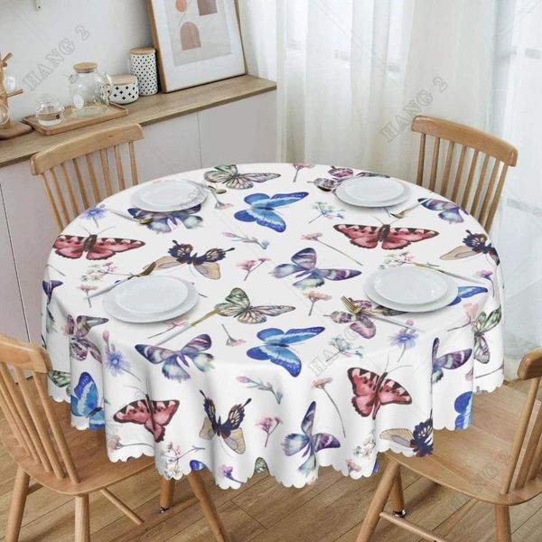 Tableau de table colorée bleu floral fleur