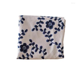 Nappe de table coton lin serviette tapis petite nappe pastorale nourriture occidentale cuisson tir fond vigne fleur