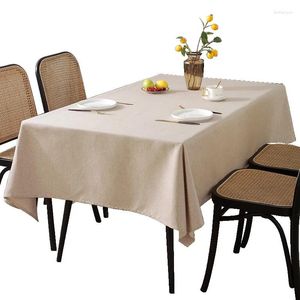 Couvre-table couvercle nappe en lin imperméable Promotionnels Feuilles de gros modernes Broidered Faux Cotton imprimé HY