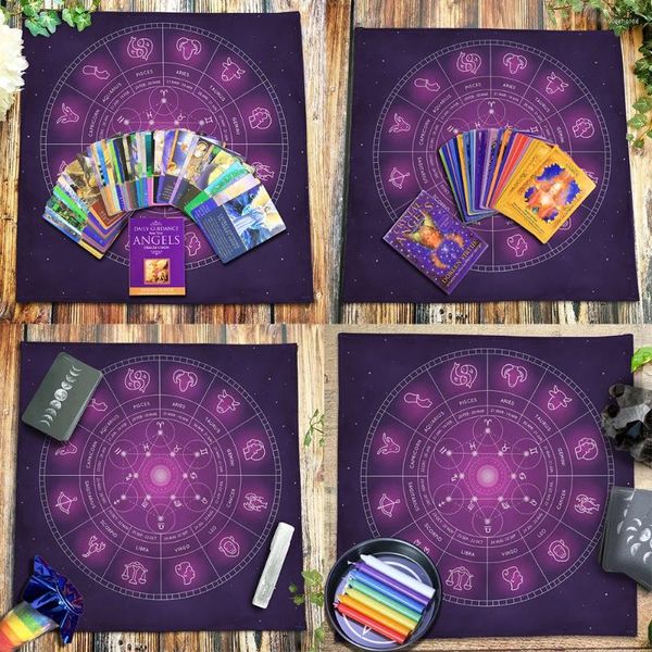 Table de table de tarot personnalisable nappe Velvet autel magique mur tapisserie astrologie divination carde oracle mat witchcraft