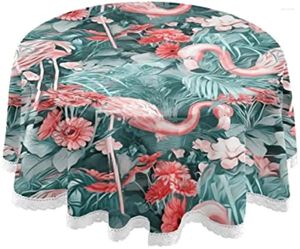 Tableau de table mignon Flamingo Round Nappe