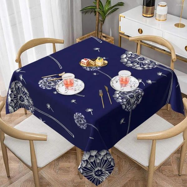 Table de table de fleur de poteaux en tissu couverture de protection en blanc bleu décoration de conception élégante pour les événements fête de Noël
