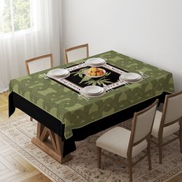 Tischdecke für den Esstisch, geometrisch, dekorativ, für den Schreibtisch, dekoratives Tischtuch, quadratische Tischdecke, Sous Verre De Table 35AKL40601 230824