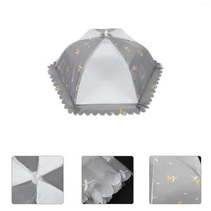 Table Cloth Dust Cover Desk Protector Donut Tent Dome Plate Pliable Screen Outdoor Net