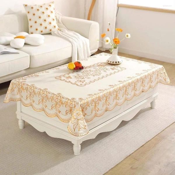 Tableau de table de style européen nappe ménage en PVC