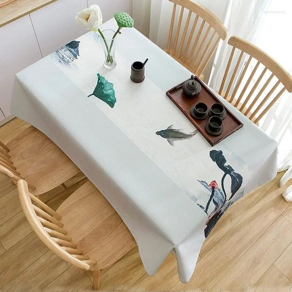 Table en chiffon de mode nappe rétro ancien tissu alimentaire étudiant dortoir de maison de coussin de maison mariage 15lvpd01