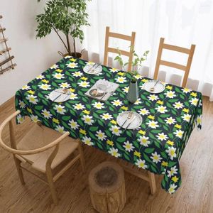 Table de nappe à imprimé floral de table