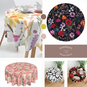 Nappe florale nappe Kawaii couverture Banquet décoration personnalisée Polyester