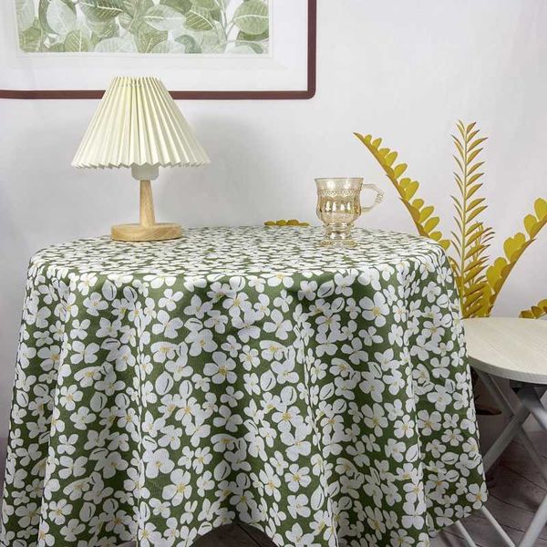 Nappe de Table à manger imprimée de fruits et de fleurs, couverture de bureau anti-poussière, décor de fond de photographie, tapis de pique-nique R230605