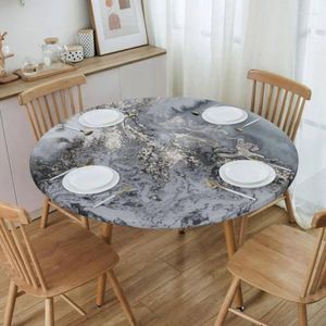 Tableau de table en marbre gris Texture Résumé Modèle Couverture élastique Géométrique Graphique géométrique Nappeur Edge pour manger