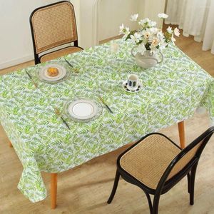 Tafel doek groen bladeren patroon waterdichte tafelkleed oliebepolte pastorale stijl cover pvc dikkere decor keuken