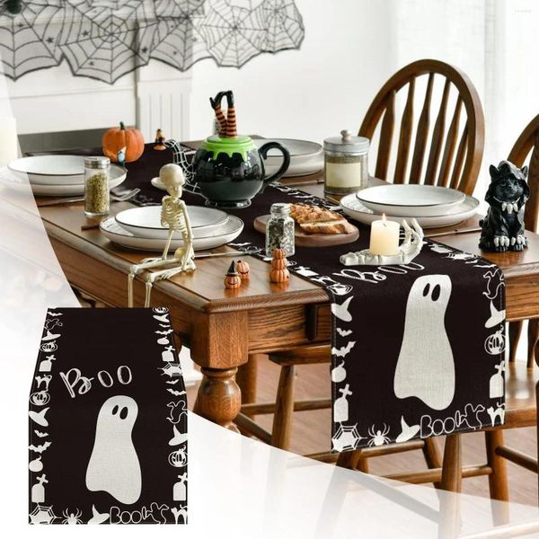 Table de table en tissu halloween cuisine pour la ferme pour la ferme pour la ferme décorations de décoration intérieure décorations