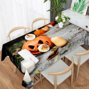 Nappe Halloween Citrouille Chat Noir Nappe Fête D'anniversaire Décoration De Mariage Moderne Simple Famille Nappe Décoration De Vacances R230726