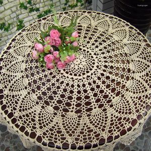 Tafelkleed Handgemaakte Gehaakte Onderzetters Katoen Kant Cup Mat Placemat 70/80/90 CM RD Shabby Chic Vintage DIY Gehaakt