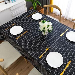 Nappe de table en PVC de haute qualité, imperméable, résistante à l'huile, sans lavage et sans lavage, dernière table à manger N3G960, 2024