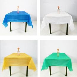 Table Cloth High-quality Disposable Party Wedding Solid Color Tablecloth Set Catering Meal Tableware Environmentally Friendly
