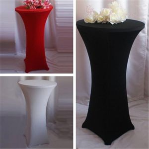 Tafelkleed High Top Cocktail Cover Spandex Lycra Wedding Party Covers Rounds Rounds Rounds Foring Tafels Accessoires