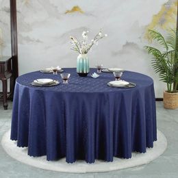 Tafelkleed jacquard stof met polyester ronde tafelkleed el decoraties voor banket decoratie mariage