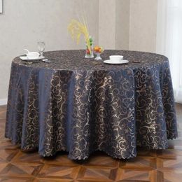 Tafelkleed Jacquard Rond Tafelkleed Luxe Waterdichte El Bruiloft Decoratie Familie Dineren Rok