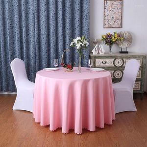 Tableau de table pour enfants fille bat mitzvah fête favor rond 180cm couverture blanche rose bleu événements de mariage décor de la nappe polyester