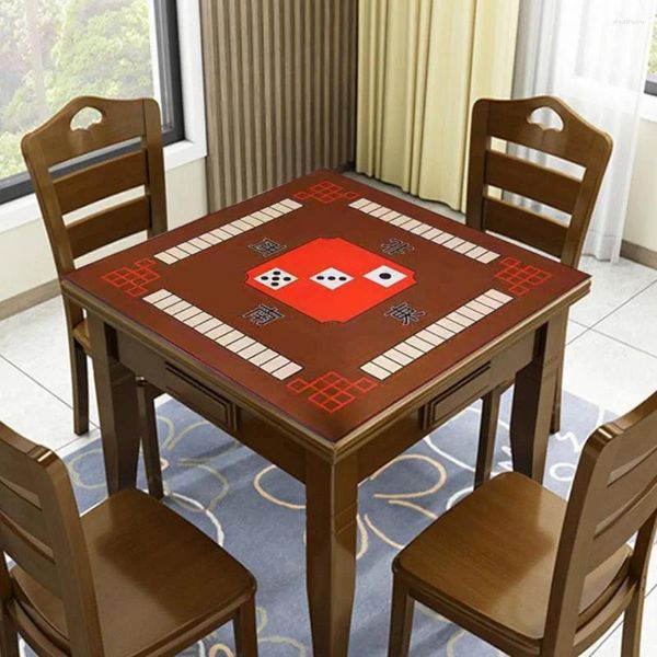 Table en tissu mahjong nappe broderie exquise