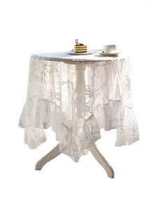 Table de table en mousse de maille blanc rectangle couverture de mariage de mariage décor de décoration de pique-nique