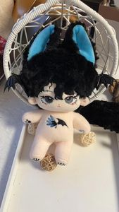 Tafelkleed monster kruis plushie kussen verjaardag kpop cadeau kawaii 20 cm anime cosplay cute little devil's oor pluche gevulde poppenlichaam