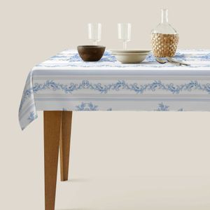 Tafelkleed Nordic Blue Rose bedrukt geschikt voor café restaurant waterdicht picknickkleed party home R230605