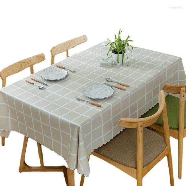 Nappe de Table nordique en PVC, imperméable, résistante à l'huile et sans lavage, décorative, pour étal chez l'habitant, El Restaurant F5T266