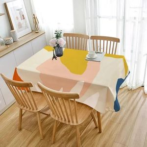 Tafelkleed Scandinavische stijl abstract tafelkleed Oxford keuken woonkamer waterdicht rechthoekig tafelkleed