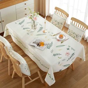 Tafelkleed Nordic tafelkleed stof kunst klein fris pastorale stijl waterdicht en oliebestendig theetafel tafelkleed rechthoekig nappe
