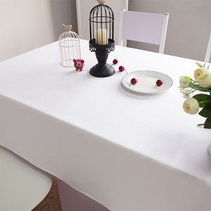 Paño de mesa Fiesta Blanco Mantel impermeable Banquete de bodas Ropa Venta directa Podio de gran tamaño Decoración del hogar Mantel 230605