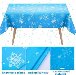 Tableau de table en nappe jetable écologique de Noël décoration de Noël 137 274 cm Cover