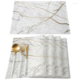 Nappe Pola Marmer Taplak pour Makan Dapur Meja Aksesoris, décoration moderne, Rumah Mobil