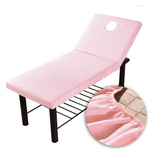 Tafelkleed Pure Color Massage Bed Hoeslaken Elastisch Volledige dekking Elastiekje SPA-behandeling met gezichtsademgat