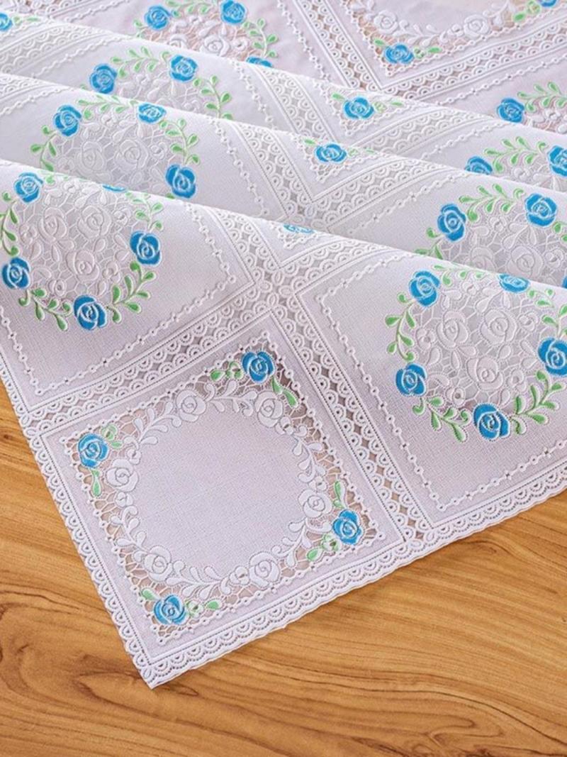 Table Cloth PVC Waterproof Anti Scald And Oil Tablecloth Rectangular Plastic Dining Mat Living Room Household Coffee