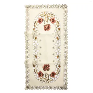 Tafelkleed rechthoek-vintage geborduurde kant tafelkleed bloementafel-cloth/mat decoratiedoek/mat keukentafelbekledingen